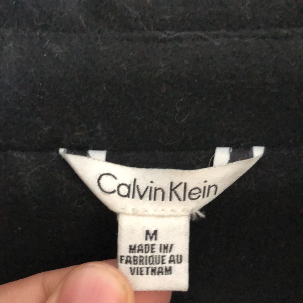 Wool blend Calvin Klein Moto style vest - Picture 3 of 10